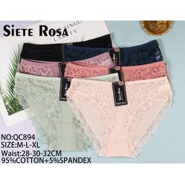 Фотография Трусы женские QC894 mix р.M-XL "Redoor" недорого оптом от прямого поставщика