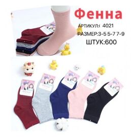 Шкарпетки дитячі на дівчинку 4021 mix р.3-9 "Redoor" недорого оптом від прямого постачальника