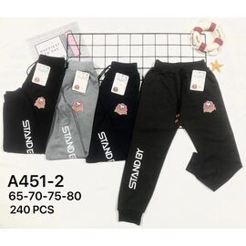 Штани дитячі спортивні на хлопчика A451-2 mix р.65-80 "Redoor" недорого оптом від прямого постачальника