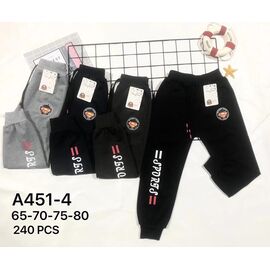 Штани дитячі спортивні на хлопчика A451-4 mix р.65-80 "Redoor" недорого оптом від прямого постачальника