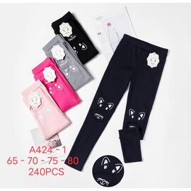 Лосини дитячі на дівчинку A424-1 mix р.65-80 "Redoor" недорого оптом від прямого постачальника