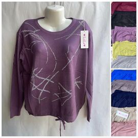 Фотография Свитер женский LL128 mix р.54 "Lola" недорого оптом от прямого поставщика