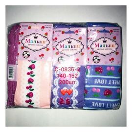 Колготи дитячі на дівчинку C0836-2 mix р.140-152 "Redoor" недорого оптом від прямого постачальника