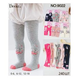 Колготи дитячі на дівчинку 9022 mix р.0-1.5 "Redoor" недорого оптом від прямого постачальника