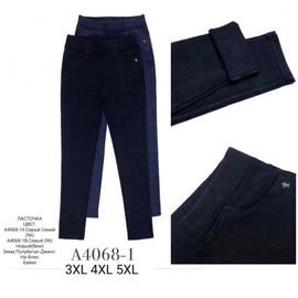 Фотография Штаны женские утеплённые A4068-1 mix р.3XL-5XL "Redoor" недорого оптом от прямого поставщика