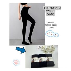 Фотография Колготы тёплые женские TK9108A-3 mix р.54-60 "Redoor" недорого оптом от прямого поставщика