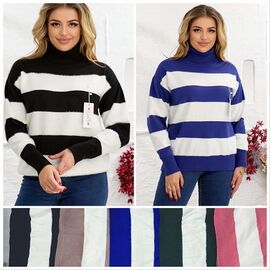 Фотография Свитер женский LL227 mix р.48-50 "Lola" недорого оптом от прямого поставщика