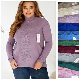 Фотография Свитер женский LL263 mix р.54 "Lola" недорого оптом от прямого поставщика