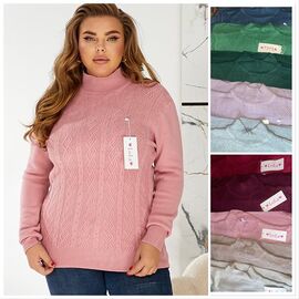 Фотография Свитер женский LL264 mix р.54 "Lola" недорого оптом от прямого поставщика