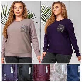 Фотография Свитер женский LL284 mix р.52-54 "Lola" недорого оптом от прямого поставщика