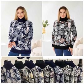 Фотография Свитер женский LL330 mix р.52-54 "Lola" недорого оптом от прямого поставщика