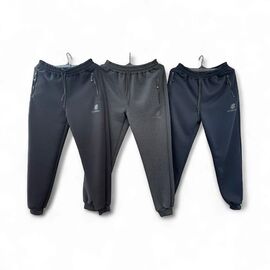 Фотография Штаны спортивные мужские утеплённые FR623 black р.48-58 "Faraon" недорого оптом от прямого поставщика