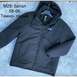 Фотография Куртка мужская зимняя M29 d.grey р.58-66 "Faraon" недорого оптом от прямого поставщика