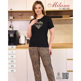 Фотография Пижама женская 140-182 black р.M-4XL "Imlion" недорого оптом от прямого поставщика