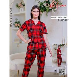 Фотография Пижама женская 180-138 red р.M-4XL "Imlion" недорого оптом от прямого поставщика