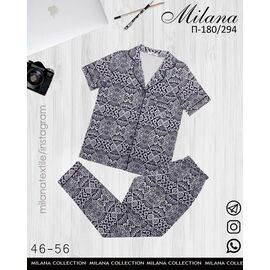 Фотография Пижама женская 180-294 grey р.M-4XL "Imlion" недорого оптом от прямого поставщика