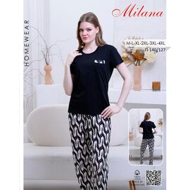 Фотография Пижама женская 140-127 black р.M-4XL "Imlion" недорого оптом от прямого поставщика