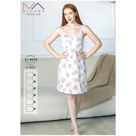 Нічня жіноча SJ4035 white р.44-52 "Imlion" недорого оптом від прямого постачальника