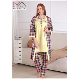 Фотография Комплект женский X7583 yellow р.44-52 "Imlion" недорого оптом от прямого поставщика