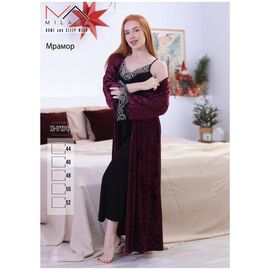 Фотография Комплект женский X7176 wine р.44-52 "Imlion" недорого оптом от прямого поставщика