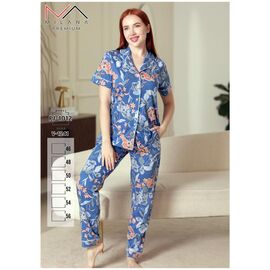Фотография Пижама женская PJ1012 blue р.46-56 "Imlion" недорого оптом от прямого поставщика