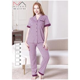 Фотография Пижама женская PJ1012 d.pink р.46-56 "Imlion" недорого оптом от прямого поставщика