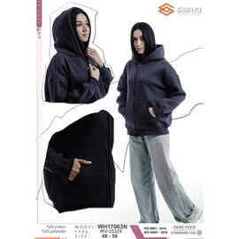 Фотография Кофта спортивная женская тёплая WH17063 grey р.46-54 "Imlion" недорого оптом от прямого поставщика