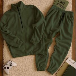 Фотография Костюм спортивный мужской 108-2 khaki р.46-56 "Faraon" недорого оптом от прямого поставщика