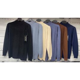 Фотография Свитер мужской 23162 navy р.L-4XL "Faraon" недорого оптом от прямого поставщика