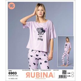 Фотография Пижама женская 6903 pink р.S-XL "Anibur" недорого оптом от прямого поставщика
