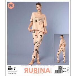 Фотография Пижама женская 6917 beige р.S-XL "Anibur" недорого оптом от прямого поставщика