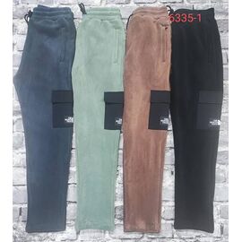 Фотография Штаны спортивные мужские утеплённые 6335-1 green р.48-56 "Faraon" недорого оптом от прямого поставщика