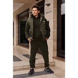 Фотография Костюм спортивный мужской 737 khaki р.50-60 "Faraon" недорого оптом от прямого поставщика