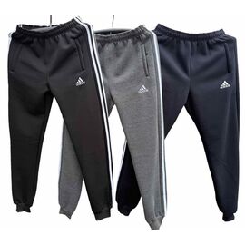 Фотография Штаны спортивные мужские утеплённые FR685 black р.46-54 "Faraon" недорого оптом от прямого поставщика