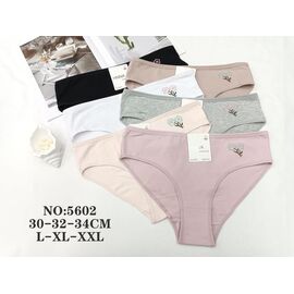 Фотография Трусы женские 5602 mix р.L-2XL "Redoor" недорого оптом от прямого поставщика