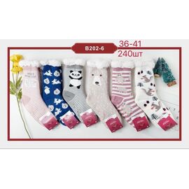 Фотография Носки женские тёплые B202-6 mix р.36-41 "Redoor" недорого оптом от прямого поставщика