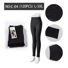Фотография Лосины женские тёплые C04 black р.L-5XL "Redoor" недорого оптом от прямого поставщика