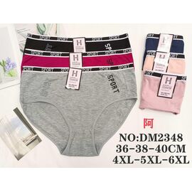 Фотография Трусы женские DM2348 mix р.4XL-6XL "Redoor" недорого оптом от прямого поставщика