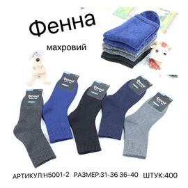 Шкарпетки дитячі теплі на хлопчика H5001-2 mix р.31-40 "Redoor" недорого оптом від прямого постачальника