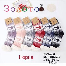 Фотография Носки женские тёплые HD2505 mix р.36-41 "Redoor" недорого оптом от прямого поставщика