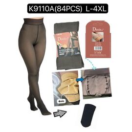 Фотография Колготы тёплые женские K9110A black р.L-4XL "Redoor" недорого оптом от прямого поставщика