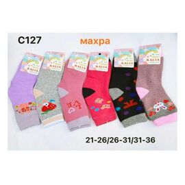 Шкарпетки дитячі теплі на дівчинку C127 mix р.21-36 "Redoor" недорого оптом від прямого постачальника