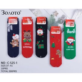 Фотография Носки женские тёплые C525-1 mix р.37-41 "Redoor" недорого оптом от прямого поставщика