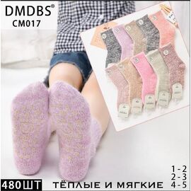 Шкарпетки дитячі теплі на дівчинку CM017 mix р.1-5 "Redoor" недорого оптом від прямого постачальника