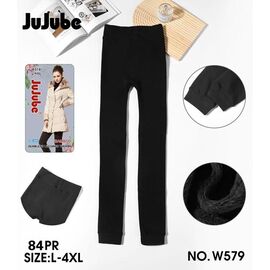 Фотография Лосины женские тёплые W579 black р.L-4XL "Redoor" недорого оптом от прямого поставщика