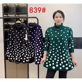 Фотография Свитер женский 839 mix р.54-56 "Lola" недорого оптом от прямого поставщика