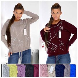 Фотография Свитер женский L332 mix р.50-54 "Lola" недорого оптом от прямого поставщика