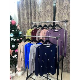 Фотография Свитер женский L340 mix р.50-54 "Lola" недорого оптом от прямого поставщика