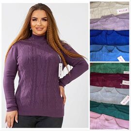 Фотография Свитер женский L344 mix р.54 "Lola" недорого оптом от прямого поставщика