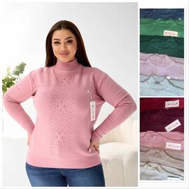 Фотография Свитер женский L347 mix р.54 "Lola" недорого оптом от прямого поставщика